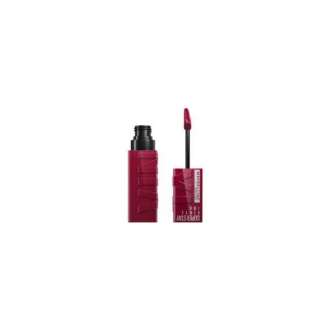 Mybelline labial  stay vinyl ink cheek, aporta a los labios un color vinilo, con un brillo...