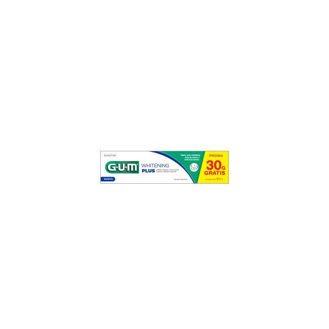 Gum crema dental  whitening plus + 30g de regalo x120gr