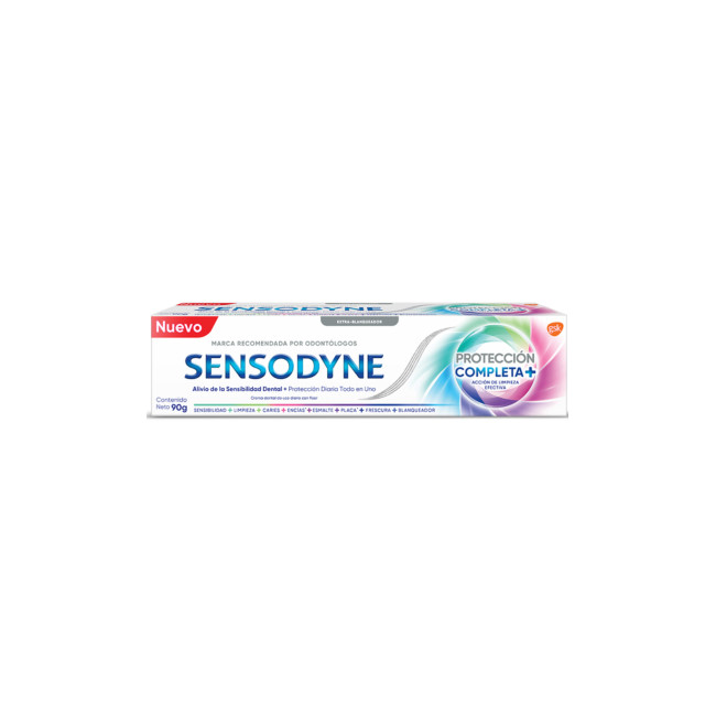 Sensodyne pasta dental protección completa x 90 grs.