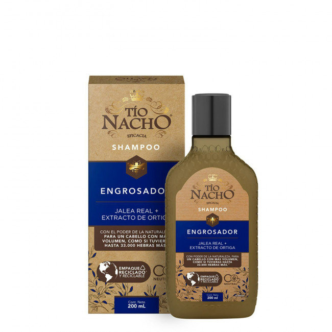 Tio nacho shampoo engrosador x200ml.