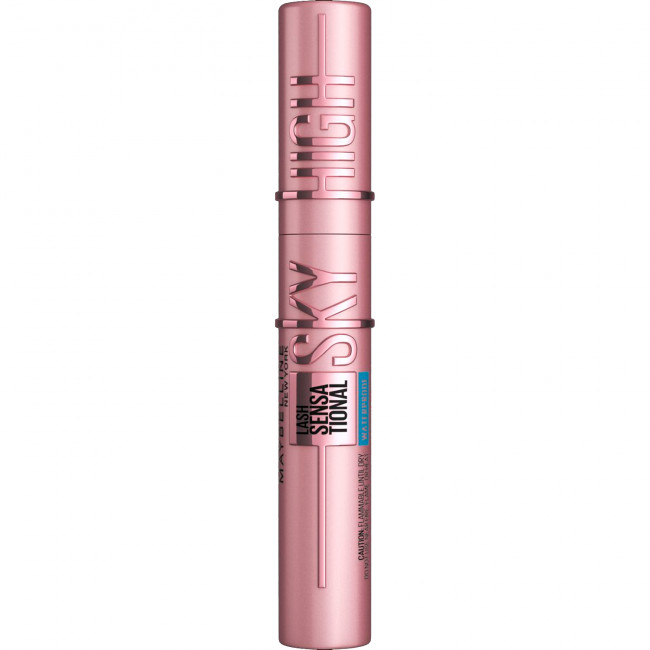 Maybelline ojos máscara para pestañas sky-high-lash resistente al agua color negro, pestañas de...