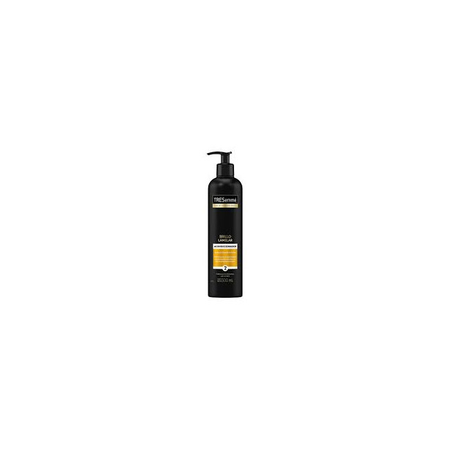 Tresemme shampoo brillo lamelar, para un cabello nutrido y efecto gloss instantáneo x 500 ml.