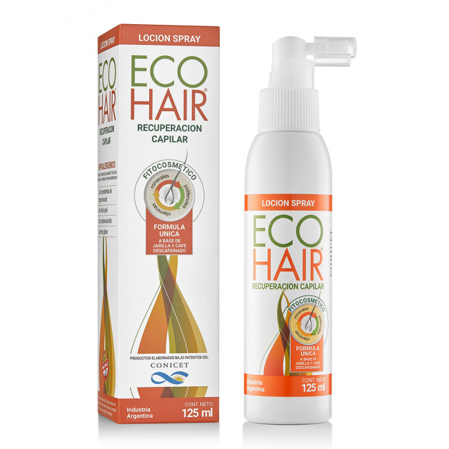 Ecohair loción spray recuperación capilar, detiene la caída del pelo, nutre, fortalece y engrosa...