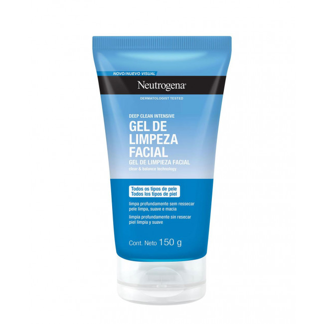 Neutrogena gel de limpieza facial profunda de uso diario, elimina las impurezas y oleosidad, para...