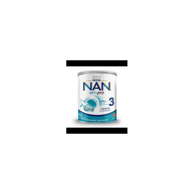 Nan 3 optipro leche modificada en polvo para niños, hmo, cultivos vivos, proteína optimizada x 800G