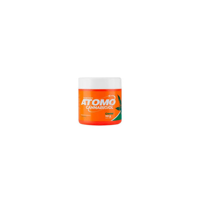 Atomo crema con cannabidiol formulado para humectar la piel y brindar una sensación de relajación...