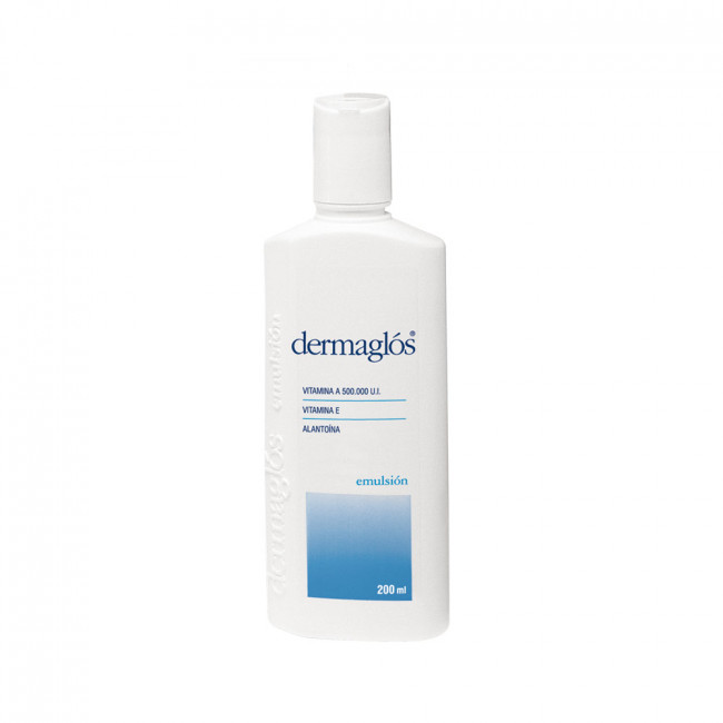 Dermaglos emulsión, indicada en el cuidado de irritaciones, heridas, quemaduras, y en el cuidado...