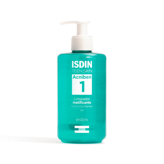 Isdin acniben ts gel limpiador desobstruye los poros, elimina las impurezas y  el exceso de sebo,...