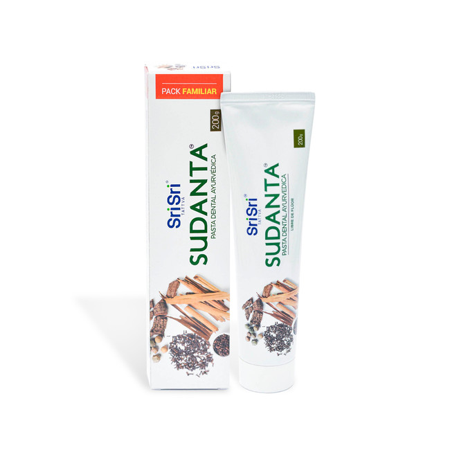 Sudanta sri sri pasta dental sin fluor x200gr.