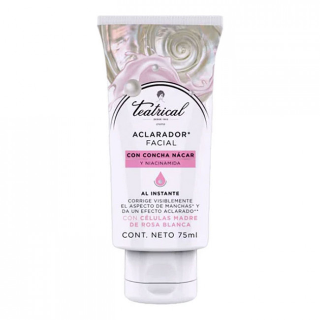 Teatrical crema aclaradora facial con niacinamida  x 75ml.