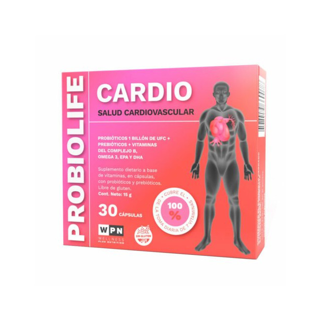 Wpn probiolife cardio, ideal para proteger el funcionamiento del corazón y promover la salud...