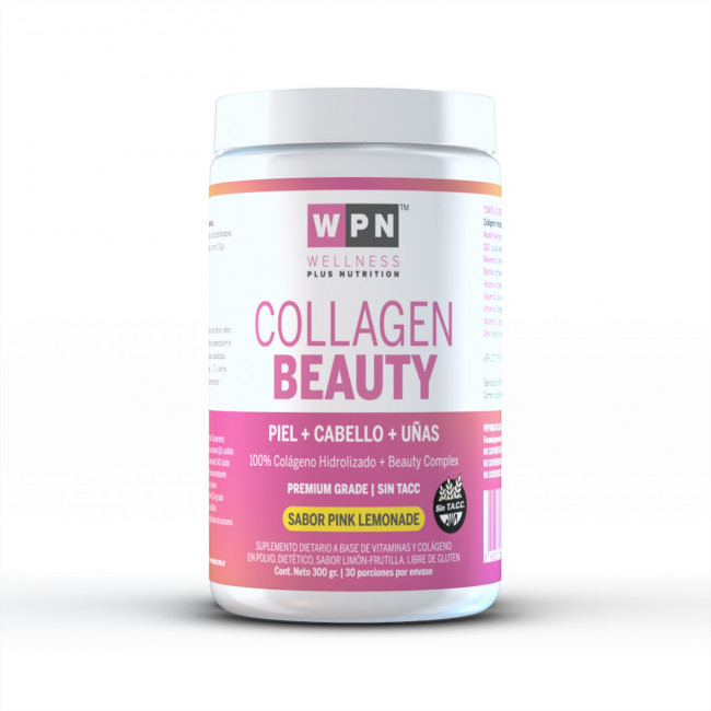 Wpn colágeno beauty complex, exclusiva fórmula para la piel, el cabello y las uñas, sabor...