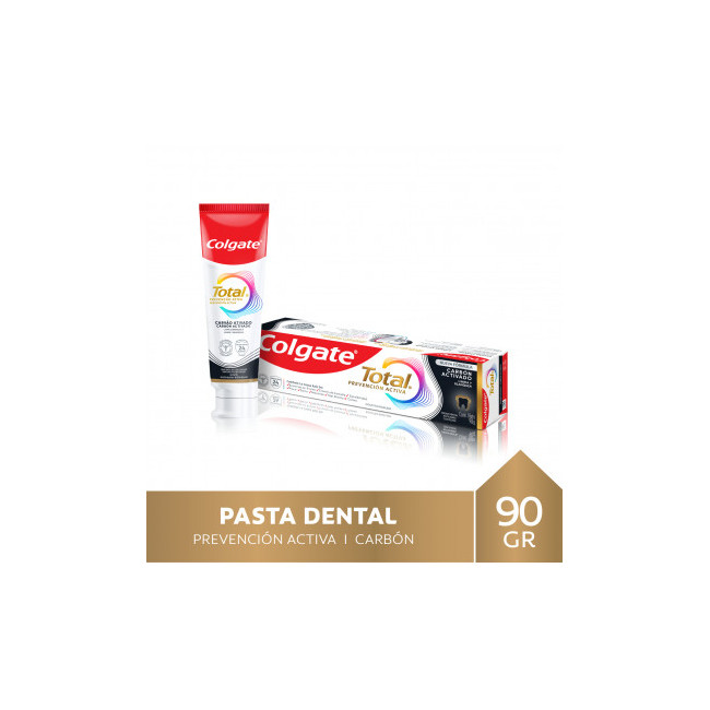 Colgate pasta dental Total 12 con carbón activado, ideal para limpiar y blanquear tus dientes x...