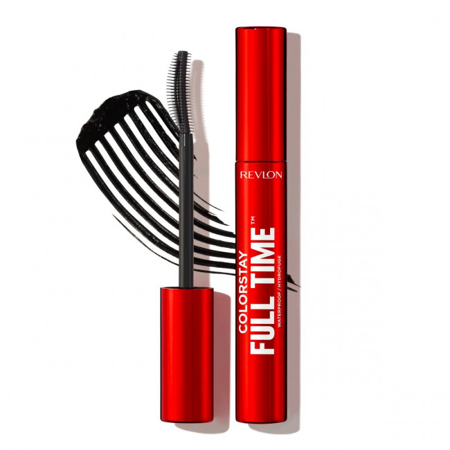 Revlon máscara para pestañas colorstay full time, volumen natural modulable durante 24 horas,...