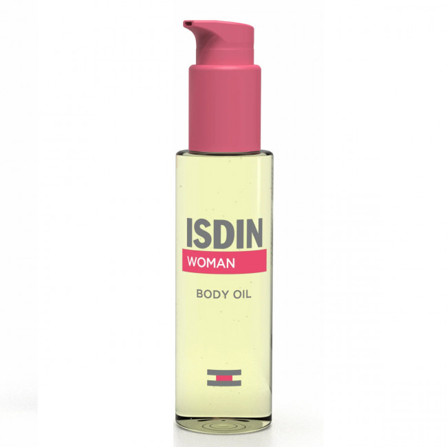 Isdin woman body Oil, aceite corporal proporciona un cuidado específico y eficaz para estrías y...