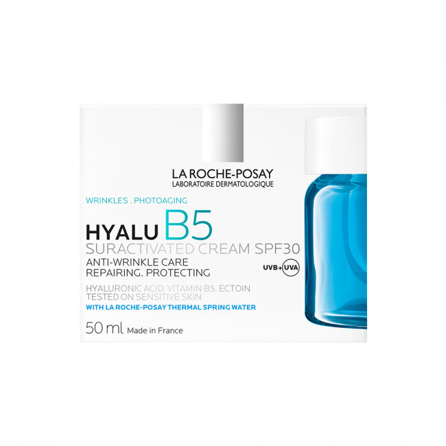 La Roche Posay hyalu B5 Factor 30, crema facial antiedad, hidrata intensamente por hasta 72...