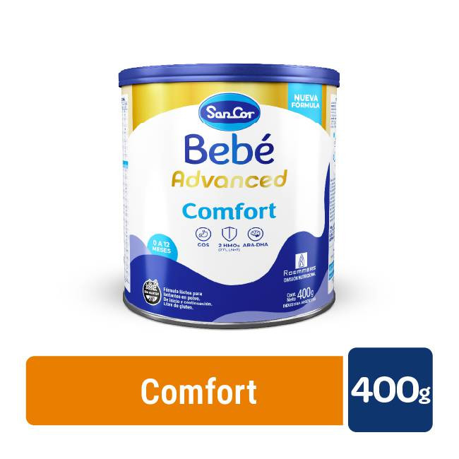 Sancor bebe advanced confort, fórmula nutricionalmente para bebés de 0 a 12 meses que mejora los...