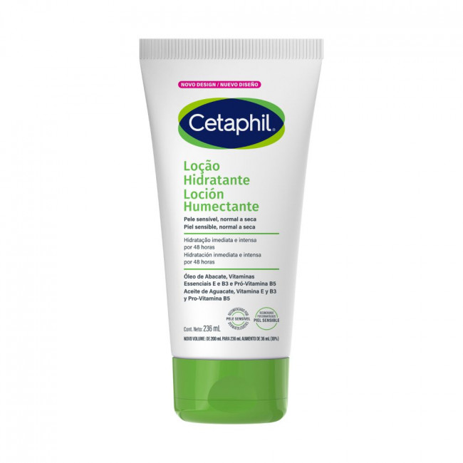 Cetaphil loción hidratante para piel normal a seca, hidratación inmediata e intensa por 48 hs x...