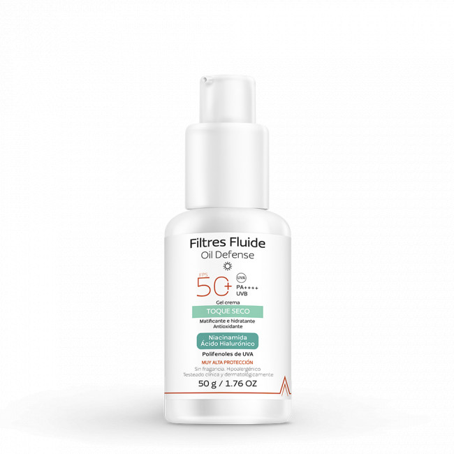 Cepage filtres fluide oil defense factor 50, toque seco ideal para pieles oleosas y/o con...