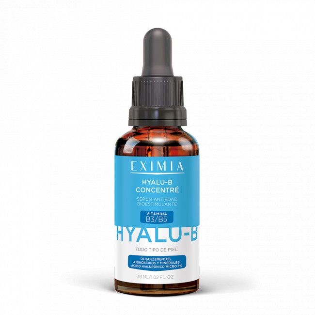 Eximia serum facial hyalu B concentré, alta dosis de ácido hialurónico, mejora la tonicidad y la...