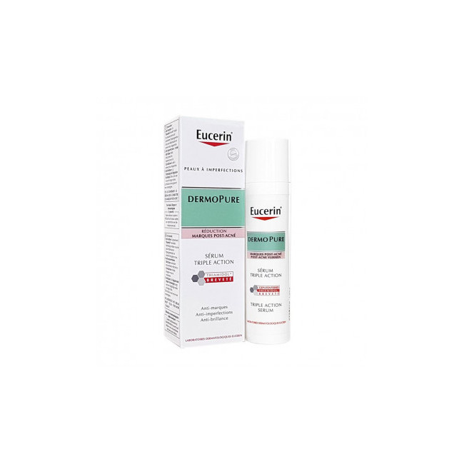 Eucerin dermopure gel de limpieza concentrado, vence a las imperfecciones, las manchas post-acné...