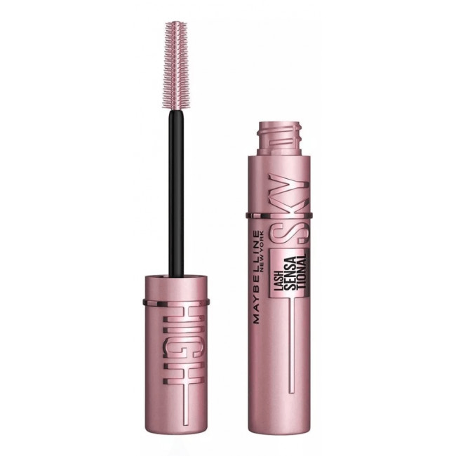 Maybelline ojos máscara para pestañas sky-high-lash color negro, pestañas de impacto desde todos...