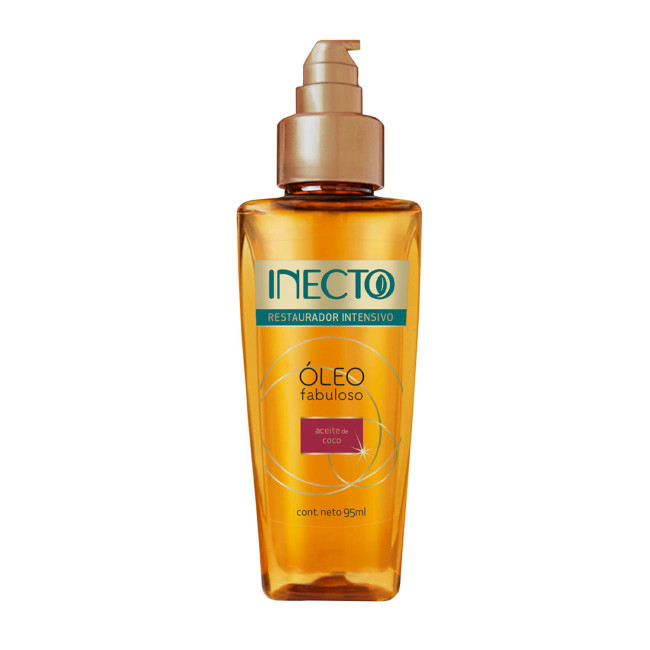 Inecto óleo fabuloso con aceite de coco es un humectante natural ideal para cabellos...