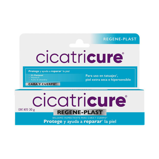 Cicatricure regene plast, protege y ayuda a reparar la piel x 30 grs.
