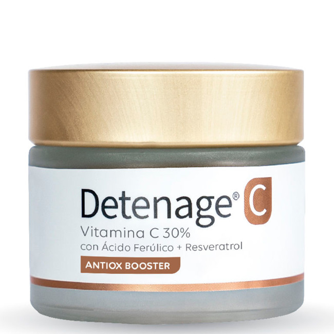 Detenage C Antiox Booster crema facial antioxidante antiatiage, Vitamina C pura al 30% en...