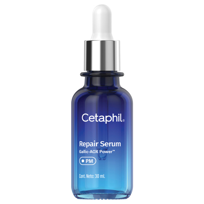 Cetaphil Repair Pm serum facial nocturno piel sensible fortalecedor, durante la noche repara,...