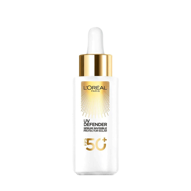 Loreal serum invisible con protector solar factor 50+, anti manchas solares, anti arrugas e...