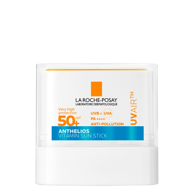 La Roche Posay anthelios Uvair vitamin sun stick factor 50+ facial, textura invisible, acabado...