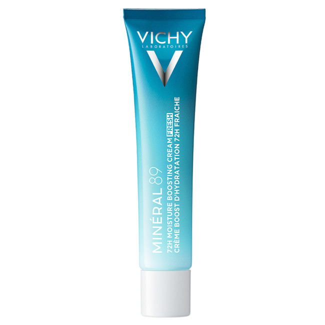 Vichy Mineral 89 crema hidratante 72 hs, con ácido hialurónico para todo tipo de piel x 40 ml..
