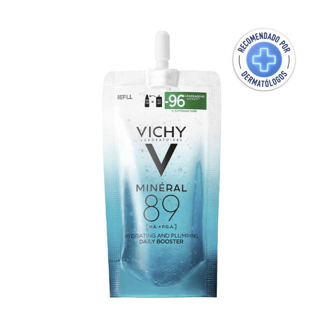 Vichy mineral 89 refill repuesto, serum repara la barrera cutánea de la piel para fortalecerla x...