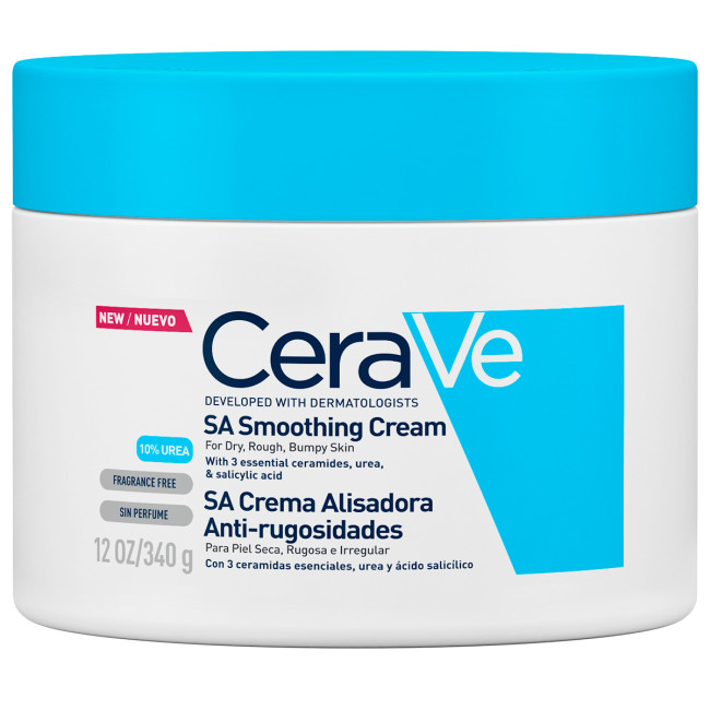 Cerave Sa crema alisadora anti rugosidades corporal, con urea, ácido salicílico y ceramidas x 340...