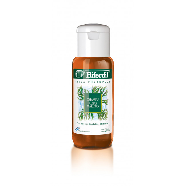 Biferdil shampoo de algas marinas para todo tipo de cabellos - ph neutro x 200 ml.