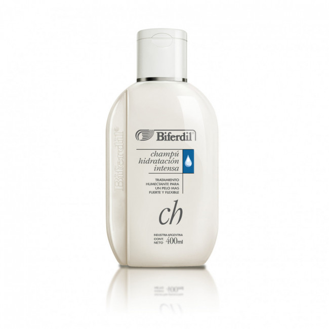 Biferdil shampoo hidratante intensivo x 400 ml.