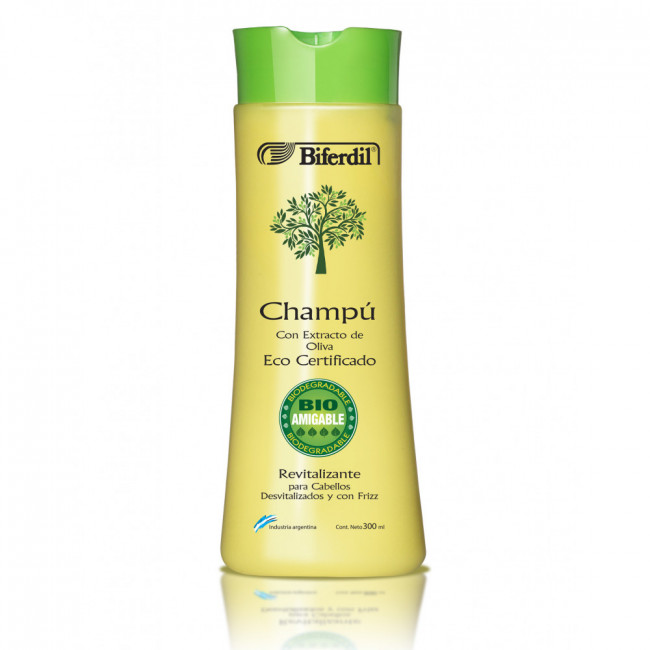 Biferdil shampoo extracto de oliva x 300 ml.
