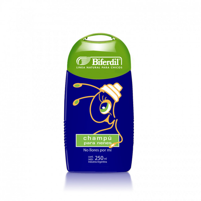 Biferdil shampoo niños azul x 250 ml.