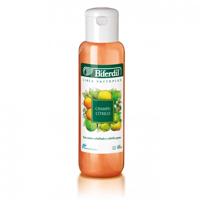 Biferdil shampoo cítrico x 400 ml.