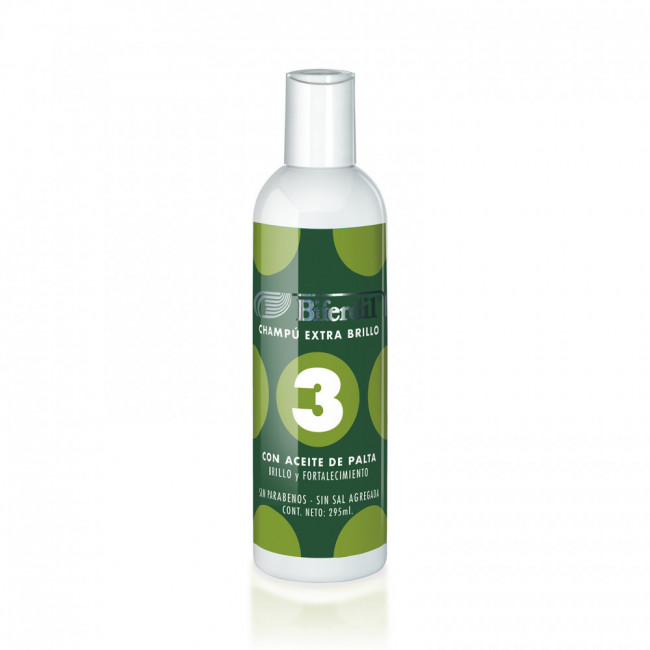 Biferdil shampoo 3 con aceite de palta x 295 ml.