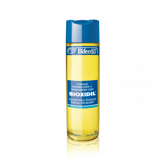 Biferdil shampoo bioxidil para la caida del cabello x 250 ml.