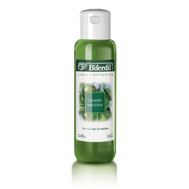 Biferdil shampoo manzana verde x 400 ml.