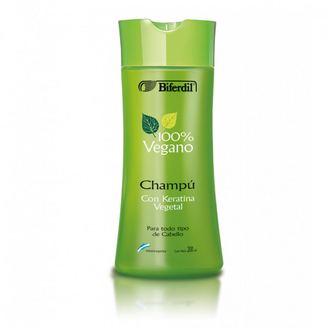 Biferdil shampoo vegano x 200 ml.