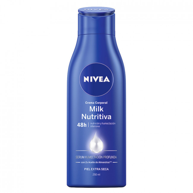 Nivea body crema hidratante corporal para pieles extra secas x 250 ml.