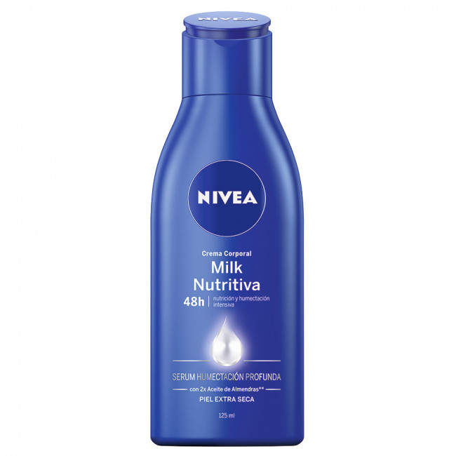 Nivea body crema hidratante corporal para pieles extra secas x 125 ml.