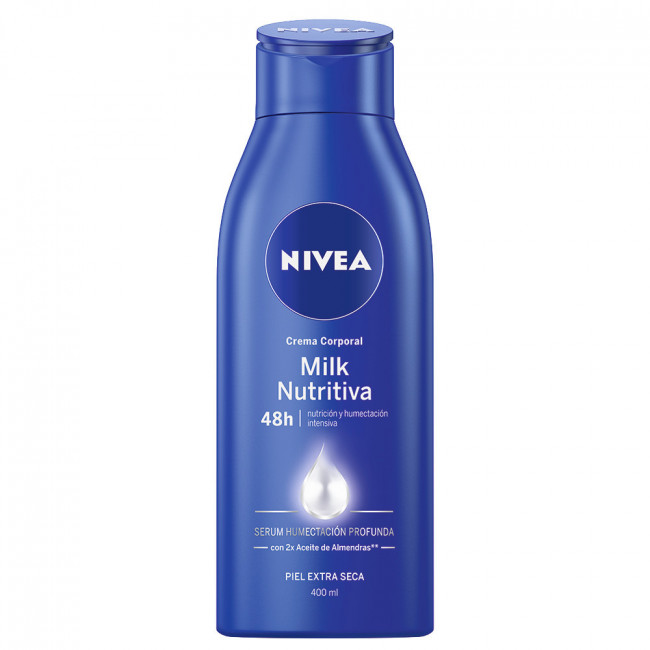 Nivea body crema hidratante corporal para piel extra seca x 400 ml.