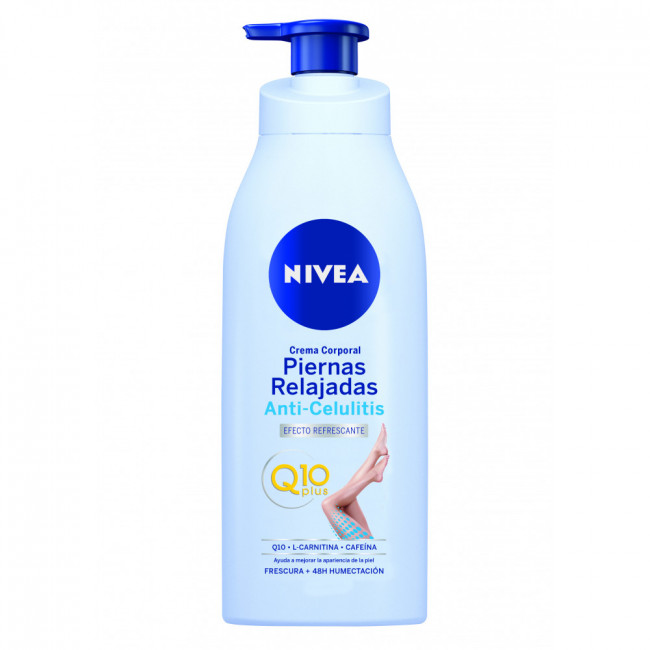 Nivea body piernas relajadas anti- celulitis efecto refrescante, ayuda a mejorar la apariencia de...