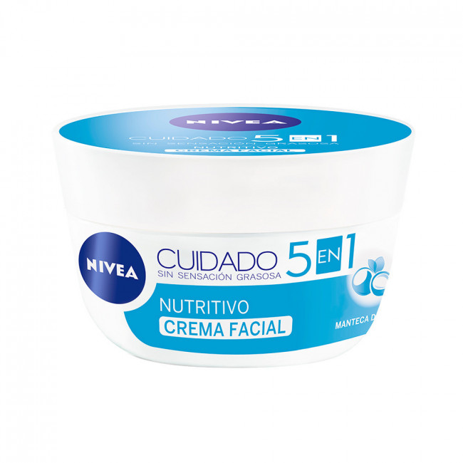 Nivea crema nutritiva facial cuidado 5 en 1 x 100 grs.