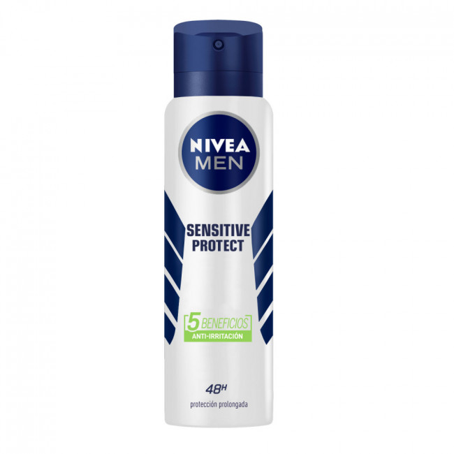 Nivea desodorante aerosol men sensitive x 150ml.